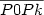 \displaystyle \overline{P0Pk}\,